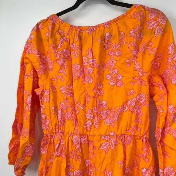 J. Crew Factory Printed Scoop Neck Mini Dress NWT - Picture 6 of 8